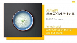 外卖品牌年度social传播方案
