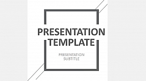 极简风个人简历PPT模板