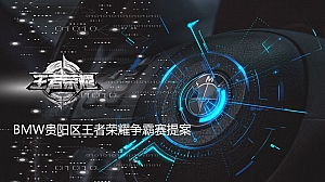 汽车BMW贵阳区王者荣耀争霸赛活动策划方案-34P