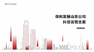 保利发展山东公司抖音运营全案-43P