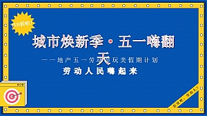 地产项目五一玩美假期计划(城市焕新季·五一嗨翻天主题)活动策划方案-64P