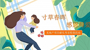 地产项目母亲节系列暖场(寸草春晖·感恩母爱主题)活动策划方案-36P