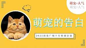 【方案】2022商业广场十月特别企划(萌宠的告白主题)活动策划方案-43P