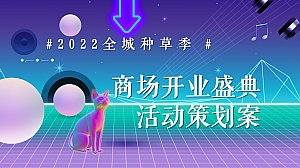【方案】2022商业广场开业盛典(引爆全城 绽放精彩主题)活动策划方案-74P