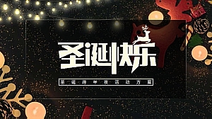 圣诞跨年夜活动方案双旦方案