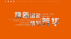 20XX年1月华懋达集团年会庆典概念方案