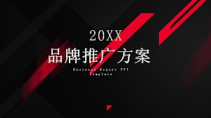 健全民身日宣传插画风PPT模板