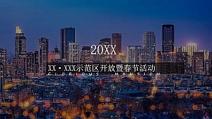 XX示范区开放暨春节主题活动