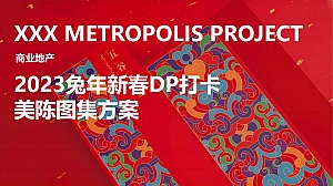 2023地产项目兔年新春案场艺术包装形式方案-29P