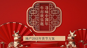 地产项目新春年货节(牛市欢乐逛 寻味中国年主题)活动策划方案-27P