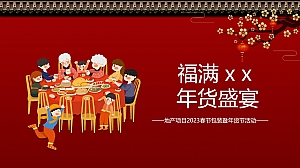 地产项目兔年新春年货节(福满XX 年货盛宴主题)活动策划方案-39P