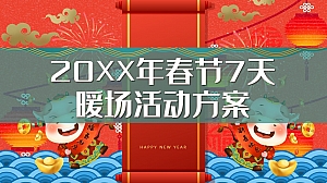 地产项目春节7天系列暖场活动策划方案-47P