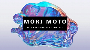 简约酸性风格PPT模板