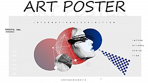 【PPT模板】酸性渐变多彩