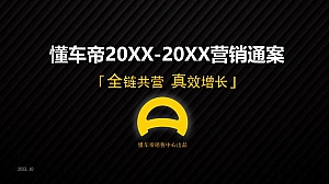 懂车帝APP营销通案