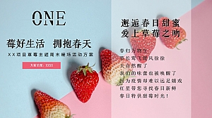 地产项目草莓主题暖场活动方案