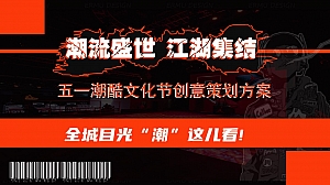 五一潮酷文化节创意策划方案