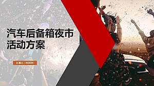 汽车后备箱夜市外展上市执行手册V12