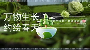 【方案】2023地产项目春季植物手作(万物生长 约绘春天主题)活动策划方案-18P