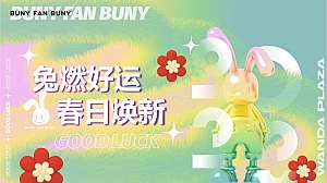 商业广场2023年兔燃好运 春日焕新营销活动方案广场