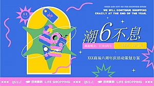 潮六不息商场周年庆五月六月五一母亲节端午儿童节父亲节主题