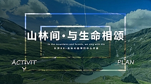 展厅开放暨灯光艺术展活动方案(山林间·与生命相颂)