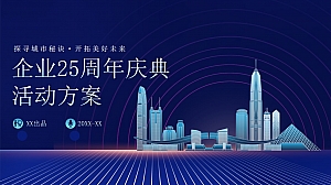 企业集团周年庆典颁奖晚宴