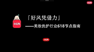 美妆洗护行业新媒体营销小红书平台618运营策划方案互联网通案
