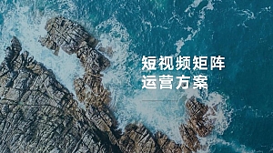 为期四个月的短视频营销方案
