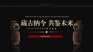 藏古纳今,共鉴未来——某住房地产古董鉴宝交流暖场活动活动策划方案
