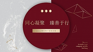 银行客户活动推荐方案