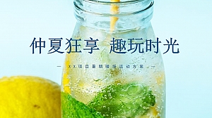 地产项目暑期7-8月暖场系列(仲夏狂享 趣玩时光主题)活动策划方案