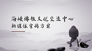 海峡佛教文化交流中心新媒体宣传方案
