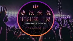 地产项目盛夏啤酒音乐狂欢节(热浪来袭 HIGH啤一夏主题)活动策划方案