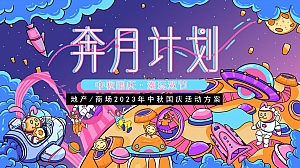 《中秋国庆·潮玩双节》地产商场2023年中秋国庆主题活动方案