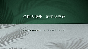 地产示范区开放活动案