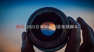 《感动 2023》公司拜年视频思创意思路