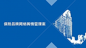 保险品牌舆情管理体系解决方案