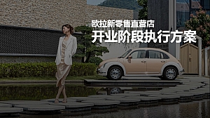 欧拉新零售直营店开业阶段执行方案
