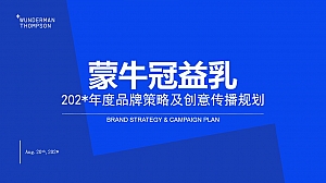 蒙牛冠益乳年度品牌策略及创意传播规划