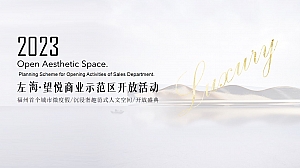 潮流轻奢商业地产商业街示范区开放活动策划方案