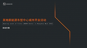 新能源车型中心店开业活动方案