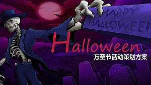 地产项目万圣节创意主题活动策划方案(骷髅)