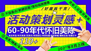 110+60-90年代怀旧美陈(沉浸式暖场互动拍照打卡)