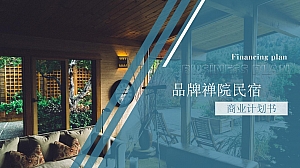 文旅项目禅院民宿品牌营销商业计划书 文旅 民宿 酒店住宿
