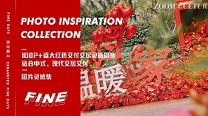 精品高清100P 盛大红色交付交房灵感图集 (中式、现代)