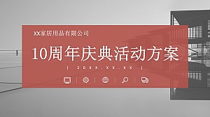 20XX家居公周年庆典活动