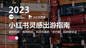 2023小红书灵感出游指南