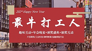 企业公司年会晚宴及颁奖典礼“最牛打工人”活动策划方案