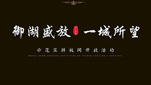 地产项目示范区样板间开放活动